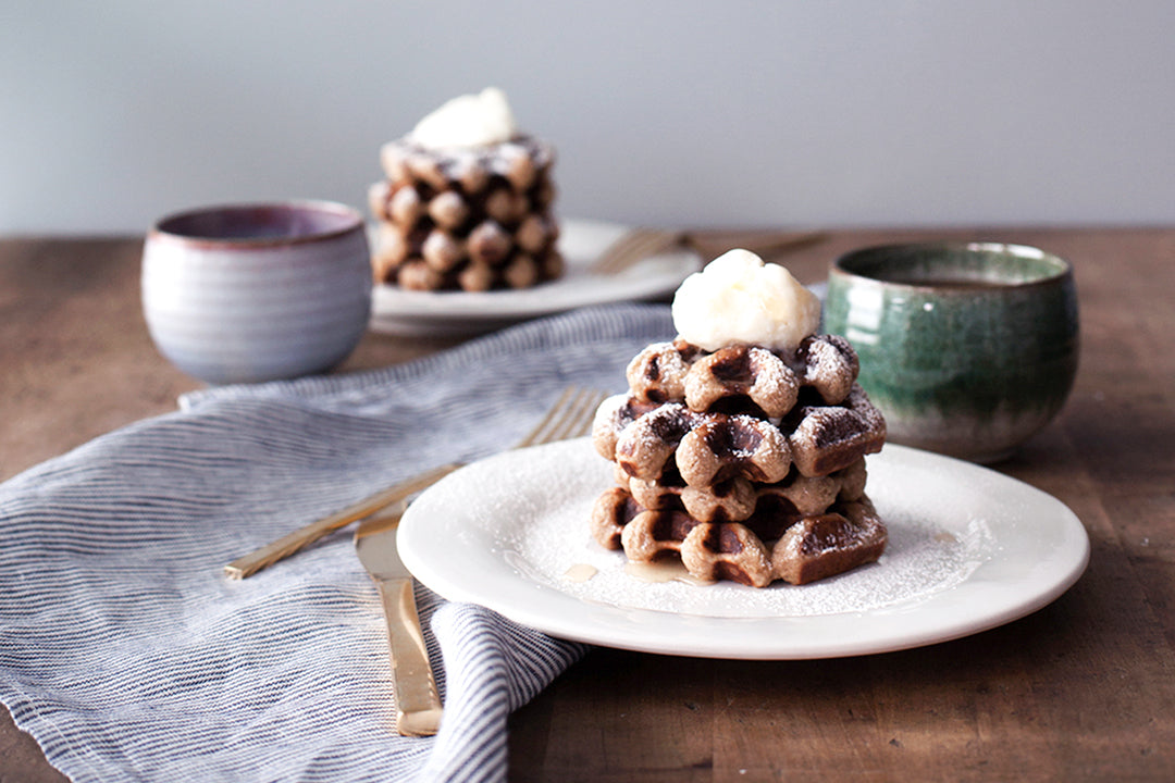 Sunday Brunch Earl Grey Vanilla Waffle Recipe | Stash Tea