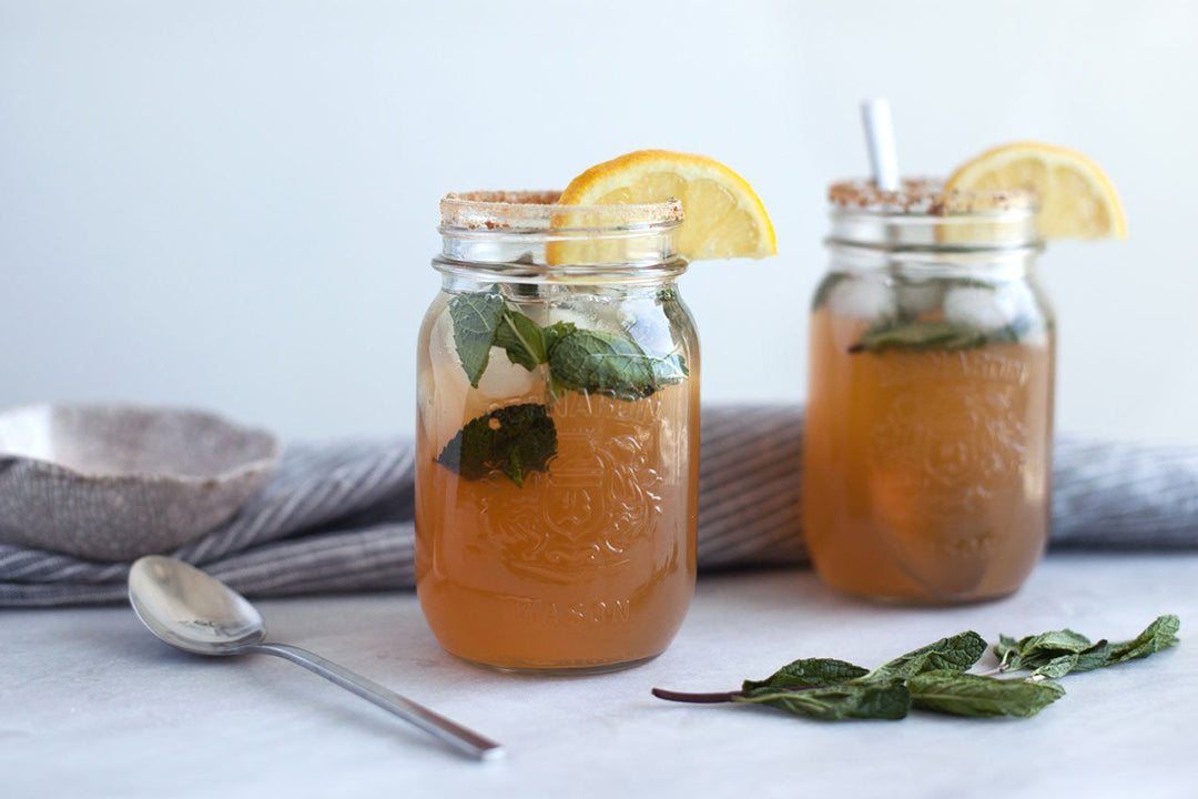 Mint & Ginger Green Tea Lemonade