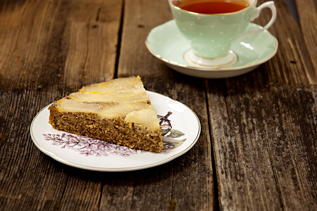 Pear And Chai Upside-Down Cake