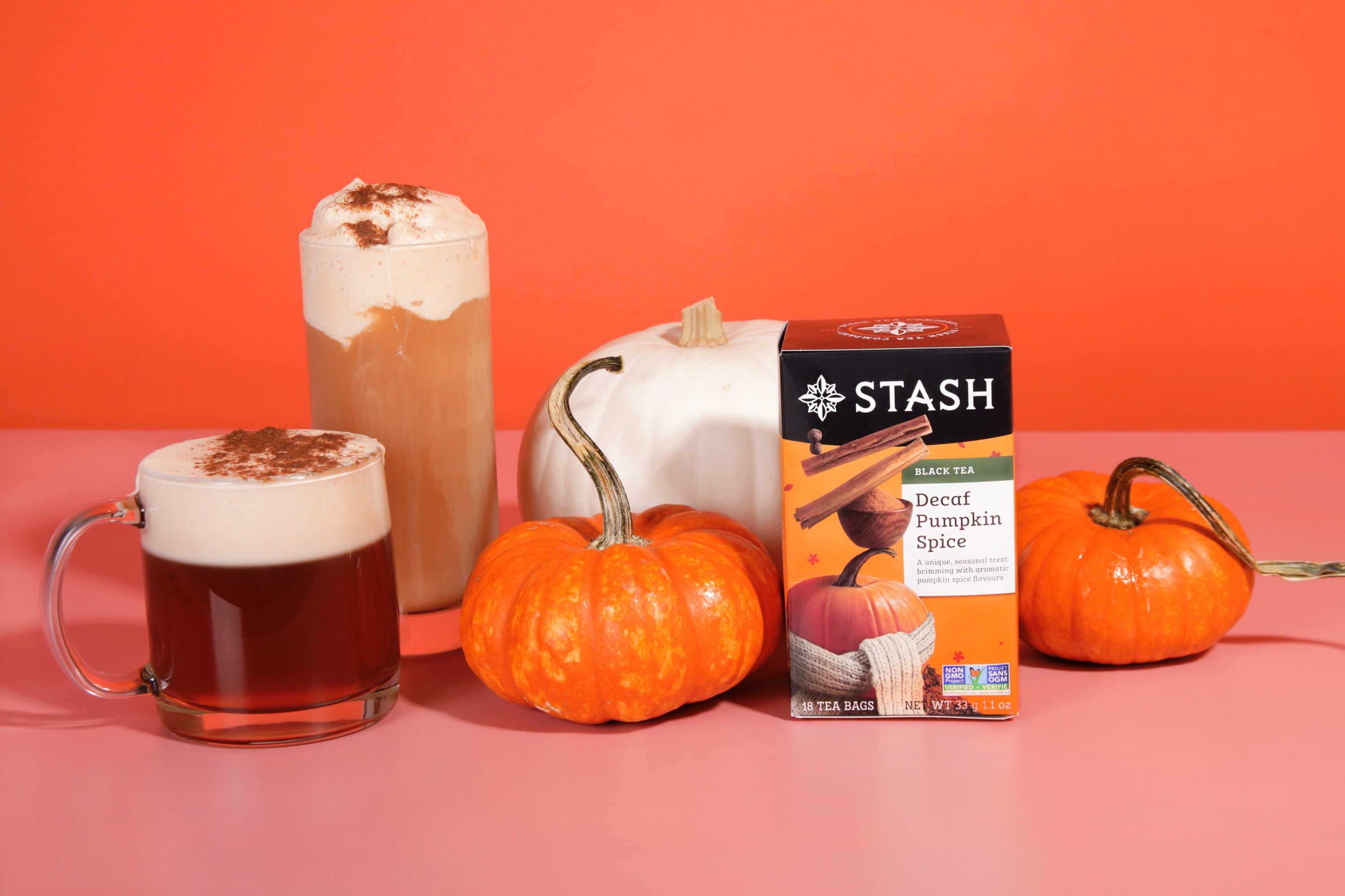 Pumpkin Spice Cold Foam Tea Latte