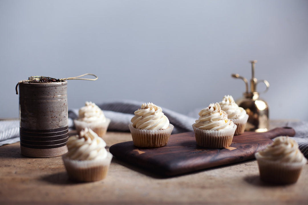 Sweet & Spicy Chai Tea Latte Cupcakes